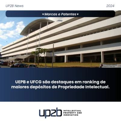 UEPB E UFCG - DESTATAQUES NO RANKING DE DEPOSITO DE PROPRIEDADE INTELECTUAL